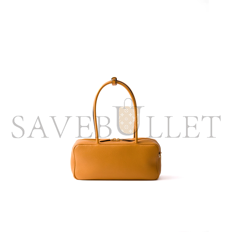 PRADA MEDIUM LEATHER TOP-HANDLE BAG 1BB126 (28*13*8cm)
